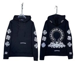 Diseñador con capucha para hombre con cremallera sudaderas con capucha Hombres chaquetas suéter de diseñador hombres Sudaderas de invierno Corazones Sudadera con capucha Ch Manga larga Chaqueta de algodón Abrigo con capucha Ropa de calle