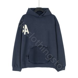 Sweat à capuche surdimensionné à capuche pour hommes, automne et hiver, nouvelle bande pour faire de vieilles lettres imprimées, version ample