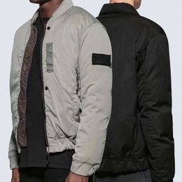 Sweat-shirts de sweat-shirts de créateur 3m Reflective Topstoney Stone Brand Island Veste Mens Down Street Tide Jackets Badges Femme Windbreaker Embrodiey E