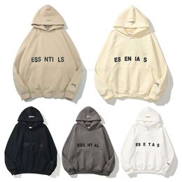 designer hoodies Sweatshirts essentialls hoodie Heren essentialSweatshirts Casual Sport Cool Bedrukt Oversized Mode Straatsweater Reflecterende letterjas