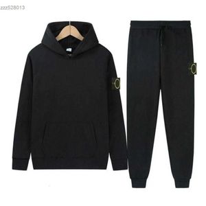 designer sweat à capuche Sweatshirts Stone Jacket Island Nouveau Manteau Automne Hiver Sweat À Capuche Pantalon Veste Harajuku Sportswear Marque Casual Femmes Solide Pull À Capuchon Ensemble