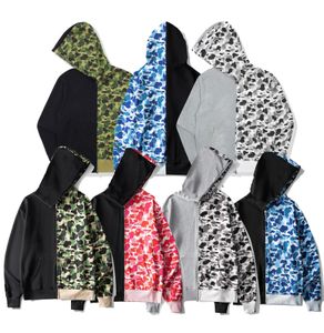 Designer hoodie femmes hommes rose mens sweat à capuche femmes camouflage veste jogger zipper mode japonaise sportwear marque sweats à capuche imprimer Taille M-3XL