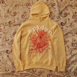 Designer hoodieMen Femmes Sweat à capuche de haute qualité Mousse Imprimer Spider Web Graphique Rose Sweatshirts Pulls Automne et Hiver taille s-xl