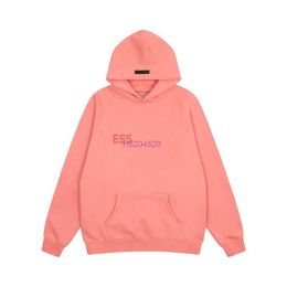 Sweats à capuche de créateurs pour hommes et femmes Marque de mode Essentialhoodie Saison 8 Fallwinter Go Double Thread Flocage Lettre Lâche Pull à capuche en peluche Pantalon Ensemble Tre R4ek