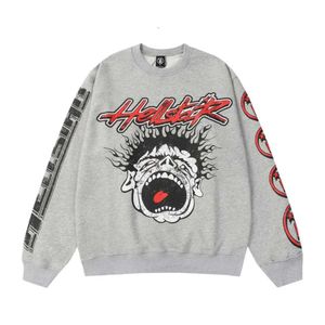 Sweat à capuche HELLSTAR HOLLSTAR SPEAUX VINTAGE SPARTS PORTRAIT HAUT STREET TIDE HOP HOP TEPTESSE ATHLEISUR