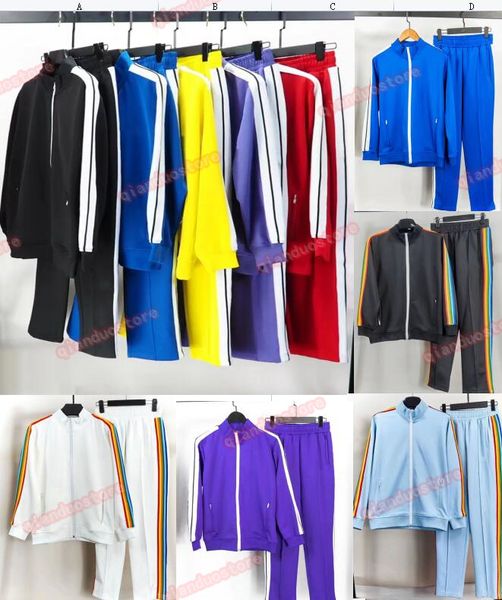 Sudaderas con capucha de diseñador para hombre y para mujer Palm Angel Chándal Sudaderas Tuta Sportiva Conjuntos para hombre Chándal Abrigos Chaquetas para hombre Sudaderas Azul Rojo