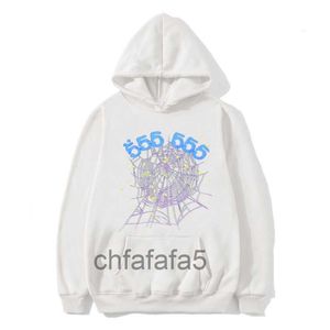 Sp5der Sweat à capuche Noir Pull à manches longues Homme Hommes Graphique Sp5der Jeune Thug 555 Spider Hommes Femmes Imprimer Web Graphique Rose Sweatshirts 0EPC