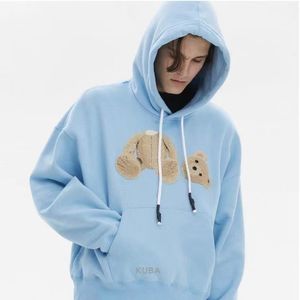 designer sweat à capuche hommes pull à capuche sweat à capuche designer à capuche femmes mode ours motif impression qualité coton matériel tissu en gros 2 pièces 10% couple sweats à capuche