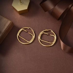 Designer Hoepel Oorbellen Voor Womens Fashion Gold Hoops Oorbellen Heren Cirkel Letters Sieraden Luxe Paar v Earring Studs 2205113D