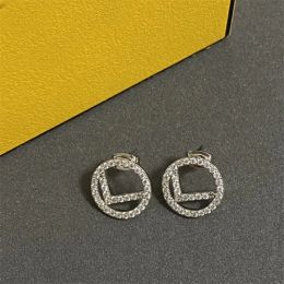 Pendientes de aro de diseñador para mujer Oro 925 Pendiente de plata esterlina Joyería Mujer Encanto Stud Cuelga Moda Burch Hoops Pendientes 2302253D