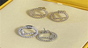 Designer Hoop -oorbellen voor dames goud zilveren oorbel luxe sieraden hangers vrouw charme stud