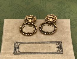Дизайнерские серьги-кольца для женщин Серьги класса люкс Дизайнеры любят золотые серьги с буквами Алмазные шпильки Роскошные ювелирные изделия8187465
