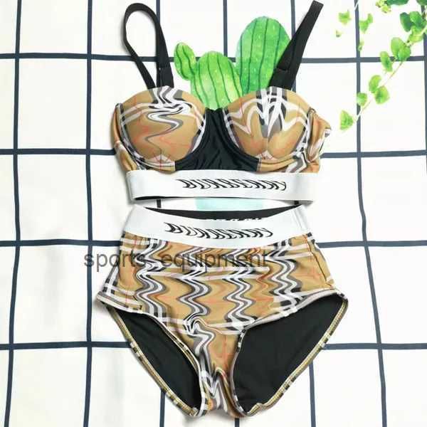 Designer Hot Sell Bikini Woman Sense Beach Swim Wear Suit Summer Sexy Sling Bur Design Modèle Plaid Swimsuit High Quality Womens 7MJC