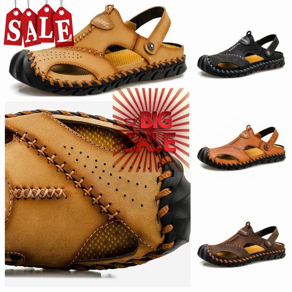 Designer Hot vente hommes femmes sandales d'extérieur à fond plat sandale sangle pantoufles en cuir tongs femmes chaussures de plage