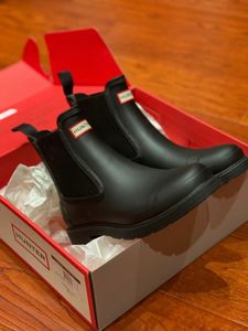 Bota de cazador de diseñador mujer zapato cazador zapatilla de deporte cazador bota de lluvia Impermeable antideslizante Botas de lluvia de corte bajo Hombre botas de agua zapatos bajos vintage Zapatillas tamaño 35-42
