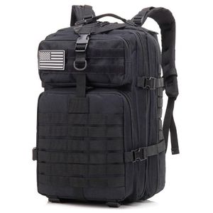 Designer-ICON 34L UActical Assault Pack Backpack Army Molle Waterdichte Bug Out Bag Small Rucksack voor buitenwandeling Camping HuntingBl 250Y
