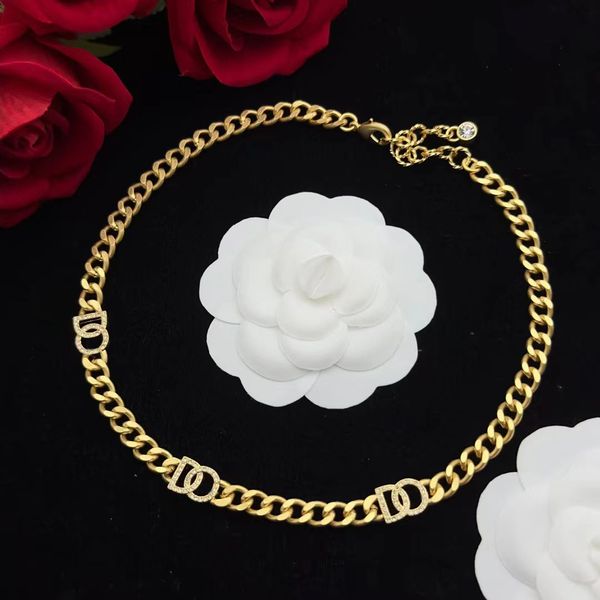 Designer Ins Style DO Collier classique populaire réseau de mode célébrité ne se décolore pas collier ensemble cadeau de fête pour fille frère pour mère pendentif colliers bijoux