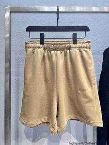 Ontwerper Ins22ss zomer geborduurde BB-letters bedrukte casual losse shorts voor heren en dames IJJV