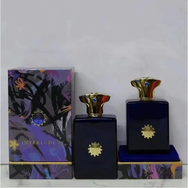 Designer Interlude Amouage Parfum pour homme 100 ml 3,4 Fl.oz Parfums orientaux boisés Odeur longue durée Cologne pour homme Qualité supérieure