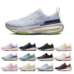 Diseñador Invencible FK 3 Marathon Running Shoes para hombres Mujeres Altas calidad Oreo Triple Blanco Blanco Medianoche Equipo de Marina de la Marina Roja Red Ice Blue Sports