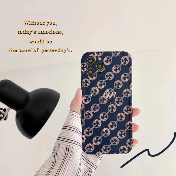 Diseñador Iphone 15 Pro Funda Fundas para teléfono de moda suave París para Iphone 14 Promax 13 12 11 11pro 14plus Xs Max