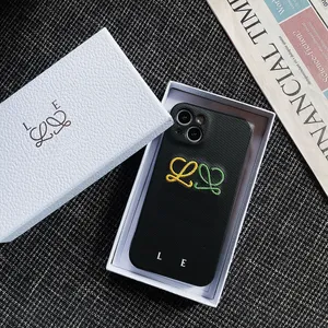 Diseñador iPhone Funda para teléfono 15 14 Pro Max Lujo Monedero bajo Hola calidad 18 17 16 15promax 14promax 13promax 15pro 14pro 13pro 13 12 11 X Xs con Logo Box Hombre Mujer