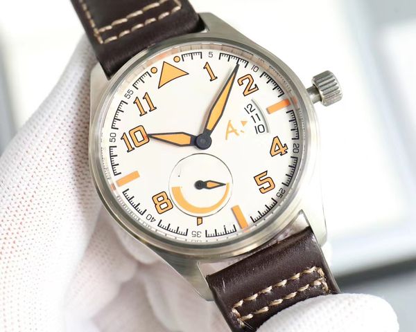 designer iwccz montre hommes montres pilotes 5A mouvement mécanique de haute qualité uhren 41mm menwatch chronographe date montre-bracelet Super-LumiNova montre CJMJ