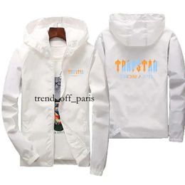 Designer Jacke Leer Prin Trapsar printemps et été nouveaux hommes Sree coupe-vent à capuche fermeture éclair Hin Spors loisirs surdimensionné femmes 325 214