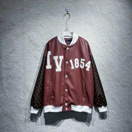 Veste de designer Baseball Varsity Jacket Vestes pour hommes Lettre Couture Broderie Automne et hiver Lâche Casual Manteaux d'extérieur # 04
