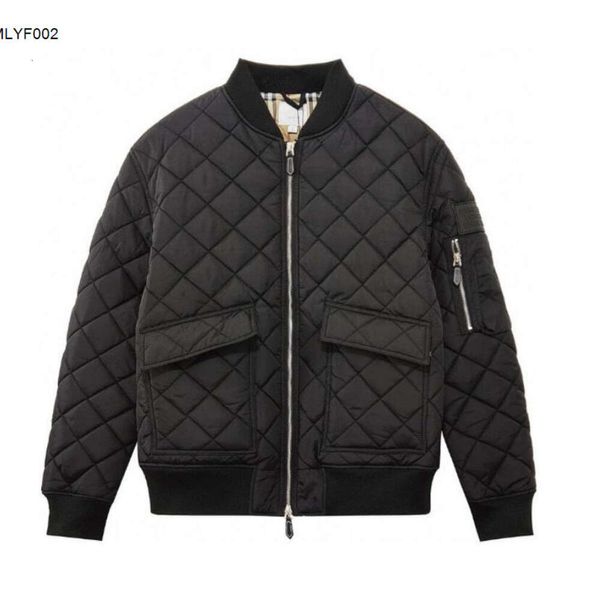 Veste de créateur hommes à manches longues de luxe chaud plusieurs poches à carreaux vestes rembourrées en coton manteau pour hommes