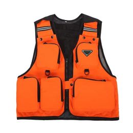 Chaqueta de diseñador Vests para hombres Tiga de tanques Estilista Luxury Women's Men Vest Camping Outdoor Camping con múltiples bolsillos de alta calidad Jackets de mangas a prueba de viento Parka