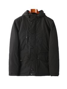 Designerjack Heren Winterdonsjack Top Herenmodeparka Winddicht Premium materiaal Dikke warme jassen Lange, warme katoenen gewatteerde jas met capuchon Topstoney