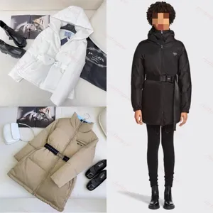 veste de designer femme hiver doudoune femme manteau polyvalent taille jusqu'à capuche fermeture éclair cordon mi-longueur minceur déplacements loisirs de plein air veste en duvet d'oie