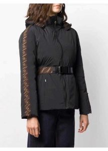 Designer Jackets Lagen Winterprint dubbelzijds jas Mid-leth merk Dameskleding Warm Down Down Coat Design