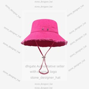 Designer Jacquemes Hat 2023 Nouveau pêcheur INS Fringe pour les sorties de printemps et d'été pour femmes pour le couple de mode coréen POT ROSE 3212