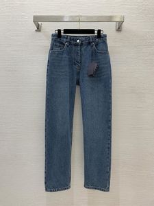 Jeans de styliste pour femmes, pantalons évasés à panneaux évasés de marque du même style, vêtements de luxe pour femmes, nouvelle collection printemps été 2024, 0128-11