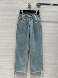 Designer Jeans 2024 Nouveau pantalon droit de mode Spring Summer Brande