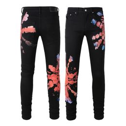 Designer-Jeans für Männer und Frauen, amerikanische Distressed Hole Ripped Biker Slim Straight Skinny-Hosen, 15 Stile, schwarz, blau, berühmte Modehosen, Größe 29–38