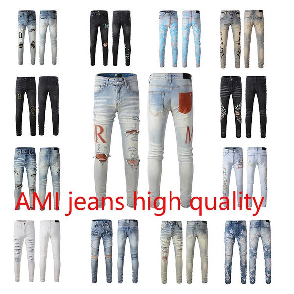 Designer Jeans pour Hommes Femmes De Luxe Denim Pantalon Designers Pantalon Slim Fit Lâche Mode Pantalon Homme Jean Pantalon De Jogging Skinny Jeans CXD2307187