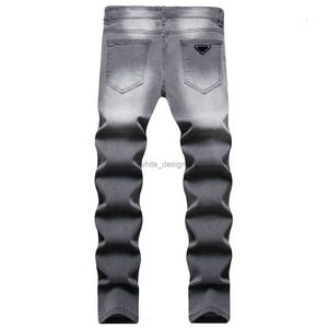 Jeans de diseñador para hombres 2024 Autumn New Men's Jeans Edition coreana Tendy Slim Fit Casual Simple Men's Jeans Fashion Pants