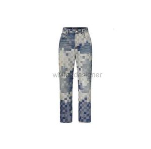 Jeans de créateurs pour hommes 24ss pour hommes du même style mosaïque pantalon de la même mosaïque