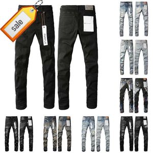 Jean designer pour hommes pantalons pour hommes jeans pourpre hommes en détresse des motards déchirés pour femmes denim noir pantalon droit de survêtement concepteurs joggers pantalon mens 29 40 967