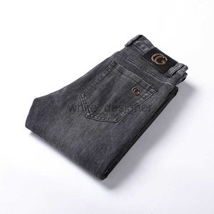 Designer Jeans for Heren Trendy herenjeans, herenbedrijf Casual Stretch Slim Fit, New Long Pants