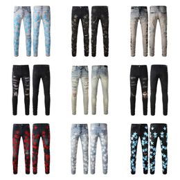 designer jeans man vrouw jeans heren jeans designer rip jeans slim fit jeans streetwear gat Patch Heren dames stretch heren denim jeans skinny jeans voor heren