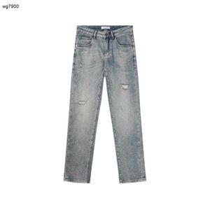 designer jeans heren merk herenkleding lentebroek mode gebroken gat decoratie man klassieke stijl broek Aziatische maat M-3XL 30 maart