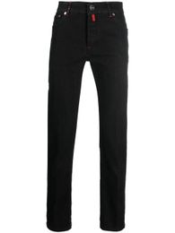 Designer Jeans Hommes Kiton double couture taille basse pantalon slim-fit printemps automne pantalon long en détresse pour homme nouveau style pantalon en denim