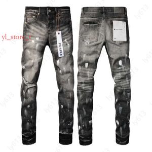 Designer Jeans Men Purple Jeans Brand Jean Baggy Denim Pantalon Ruine Pantal