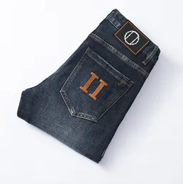 Designer Jeans heren high-end borduurpotloodbroek stretchbroek grensoverschrijdend