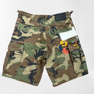 Designer Jeans Men Women Mens Unisex Camouflage Laad Spring Summer Casual Shorts Borduurwerkpatchbroeken