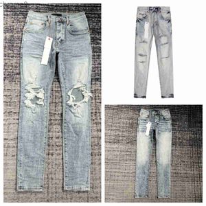 Designer Jeans Mens Mens Denim Pantalon Pantalon Fashion Trousser Us Taille 30-38 Hip Hop Disculé à fermeture éclair pour mâle 2023 Top Sell Z9wz
